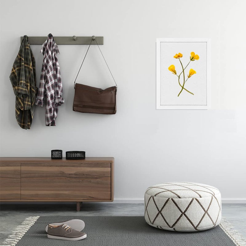 TORASO لوحة إعلانات من الفلين من TORASO، لوحات فلين للجدران مع دبابيس، مسامير حلقية، حشوات، براغي، لوحة دبابيس للمكاتب والمدارس والمنازل (أبيض، 11 × 14.5 - 1p) - Image 3